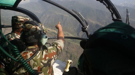 Wreckage of missing US Marine helicopter found in Nepal mountains